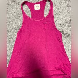 Hollister Women's Fuchsia Tank Top